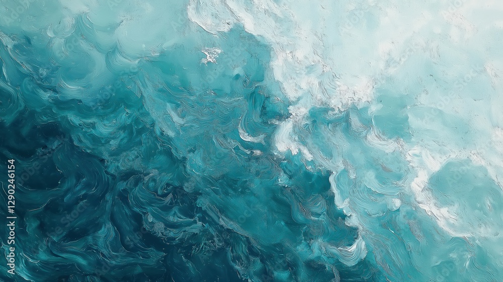 close-up of the edge of an ocean wave