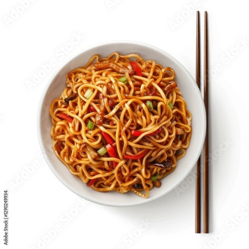 Delicious stir-fried noodle dish