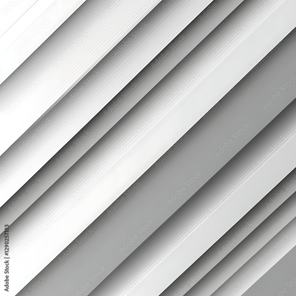 Fototapeta premium Abstract Diagonal Gray White Lines