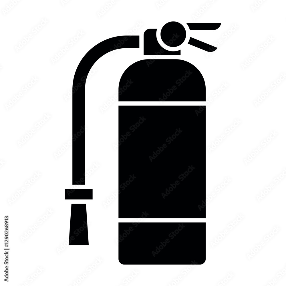fire extinguisher vector flat icon design fire extinguisher vector flat icon design