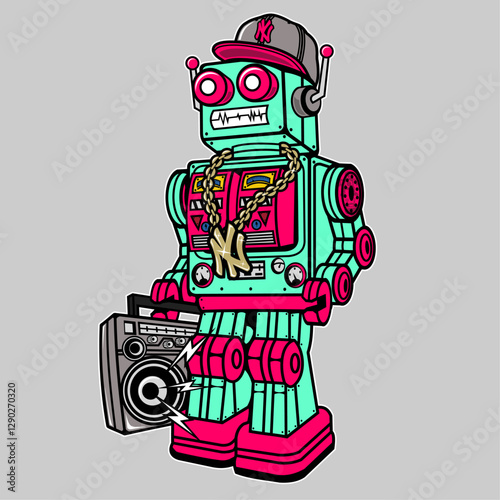 original retro sticker vintage vector