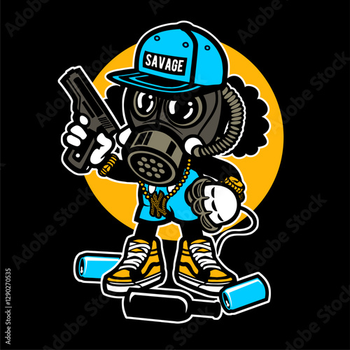 original retro sticker vintage vector