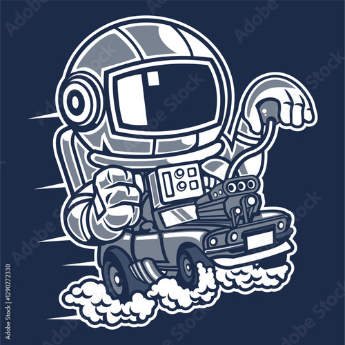 original retro sticker vintage vector