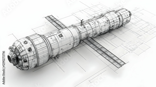 Space Station Blueprint Design