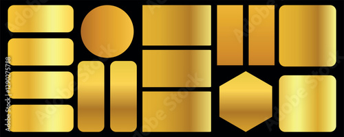 Gold gradient, collection of metallic gold gradient palette vector background, gold texture, gold background, gradient vector, silver gradient, 