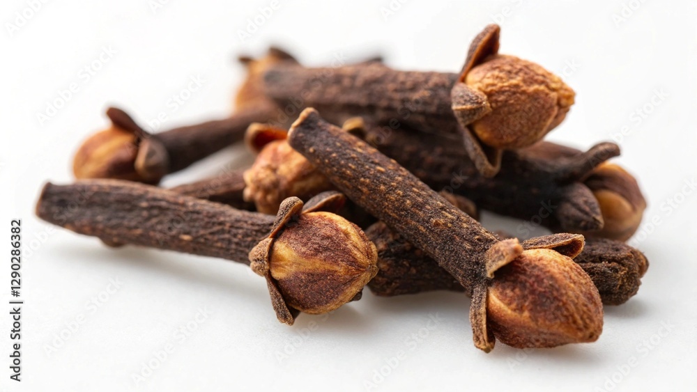 Cloves in White Background Cloves in White Background