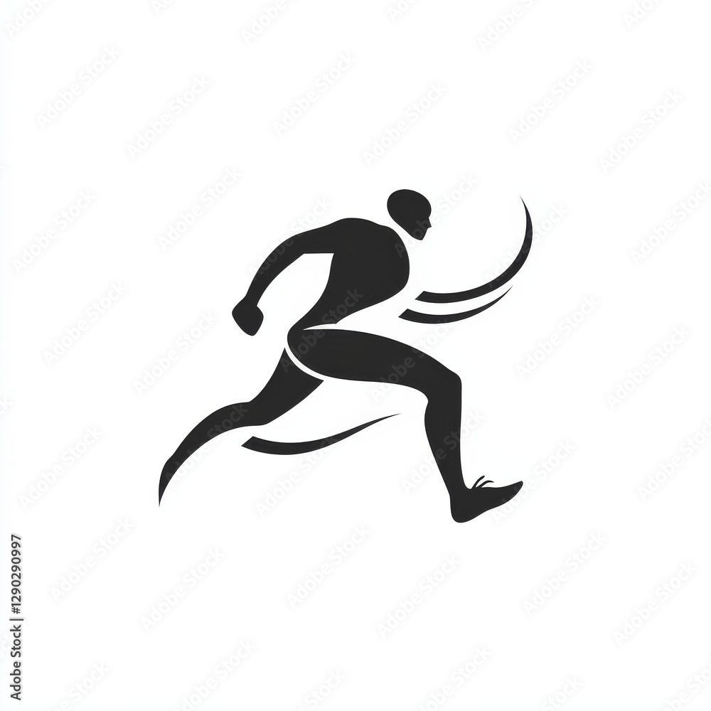 Dynamic Runner Silhouette: A Symbol of Speed, Agility, and Determination in Motion Dynamic Runner Silhouette: A Symbol of Speed, Agility, and Determination in Motion