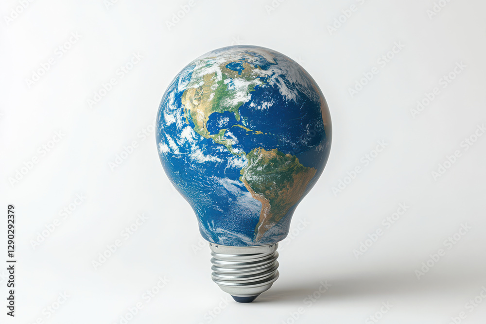 light bulb with Earth as its globe symbolizes global energy conservation and sustainability. image creatively represents concept of Earth Hour, promoting environmental awareness and importance of light bulb with Earth as its globe symbolizes global energy conservation and sustainability. image creatively represents concept of Earth Hour, promoting environmental awareness and importance of