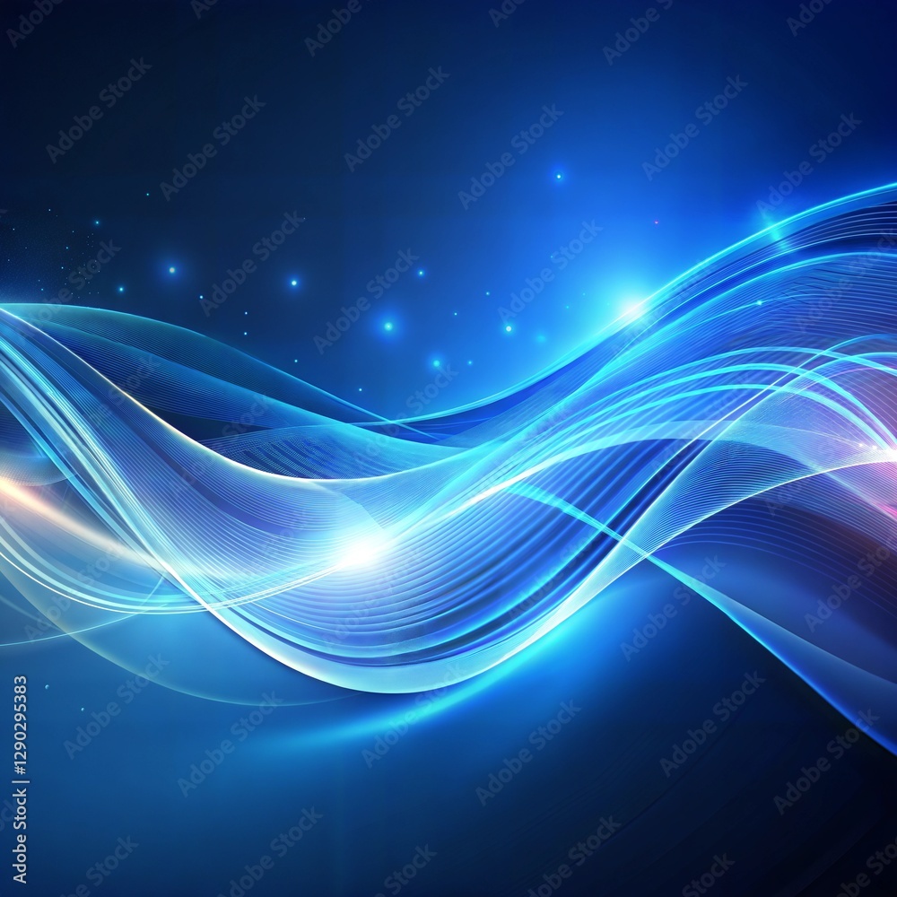 Abstract Blue Wave Design for Digital Backgrounds, abstract blue background Abstract Blue Wave Design for Digital Backgrounds, abstract blue background
