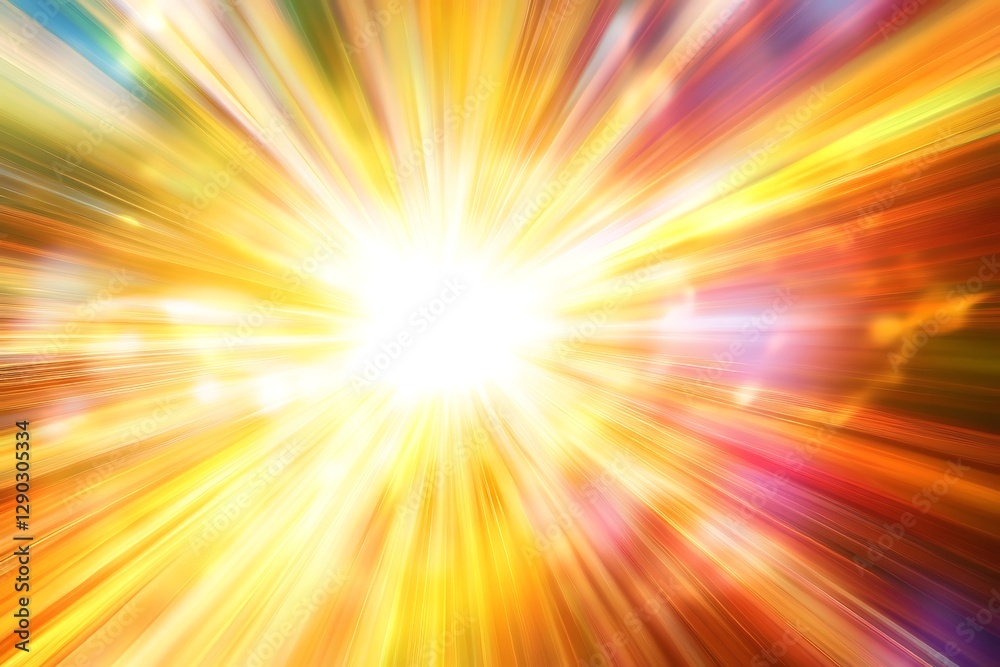 Radiant Sunburst Explosion of Colors Radiant Sunburst Explosion of Colors