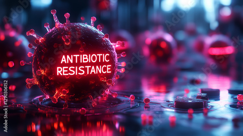 Understanding antibiotic resistance and its impact on global health in a digital representation of bacteria