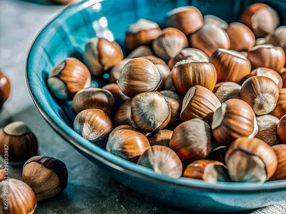 Delicious Macro Fresh Hazelnuts. Tasty Food background Delicious Macro Fresh Hazelnuts. Tasty Food background
