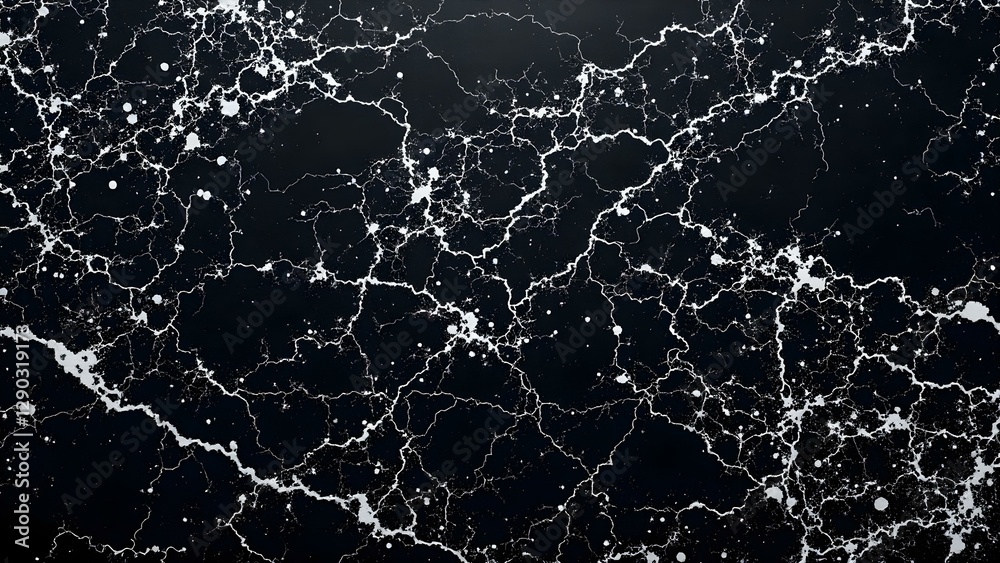 Elegant Black and White Marble Texture with Cracked Abstract Pattern Elegant Black and White Marble Texture with Cracked Abstract Pattern