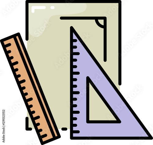 Mathematic subject line icon