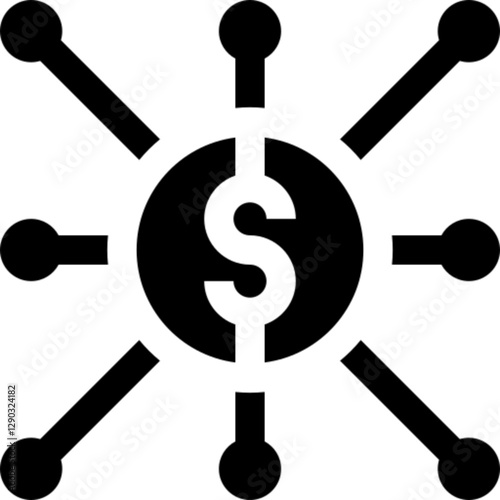 Vector line icon symbolizing benefit or advantage, often represented by a hand holding a coin, star, or heart. Ideal for illustrating rewards, employee benefits, value propositions, customer perks, or