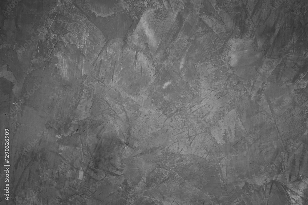 Naklejka premium black and white textured concrete wall background 
