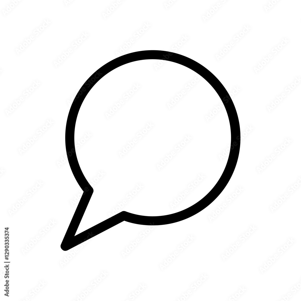 speech bubble illustration icon speech bubble illustration icon