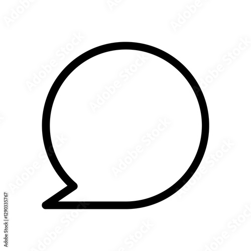 speech bubble illustration icon