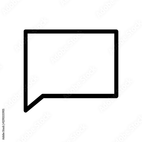 speech bubble illustration icon