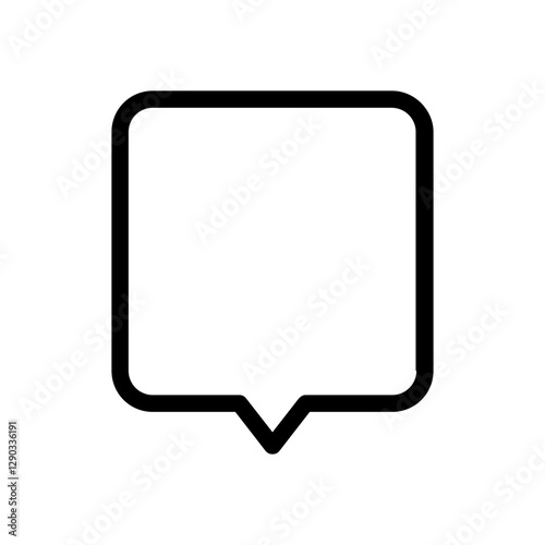 speech bubble illustration icon