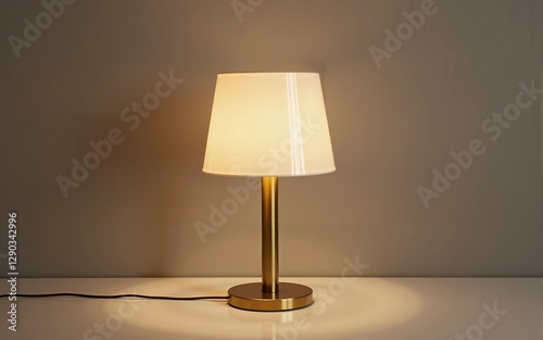lamp on the table