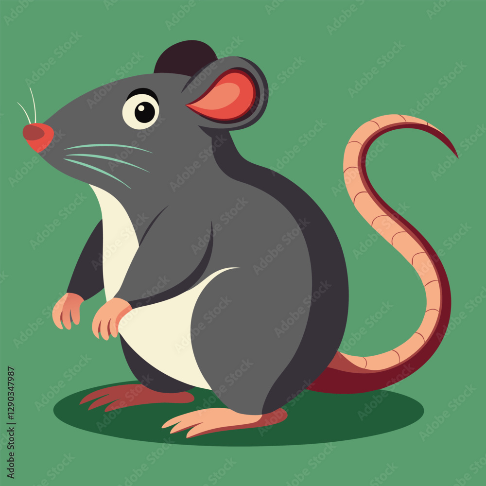 Fototapeta premium rat vector