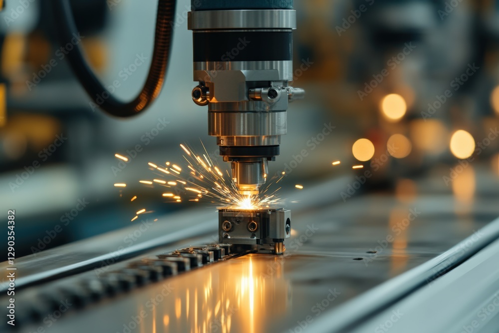 Advanced laser cutting technology enhances precision in metal fabrication processes, showcasing innovation and efficiency in modern industrial manufacturing.