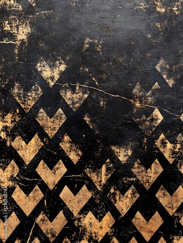 Luxurious Metallic Houndstooth Marble Abstract Textured Background Design