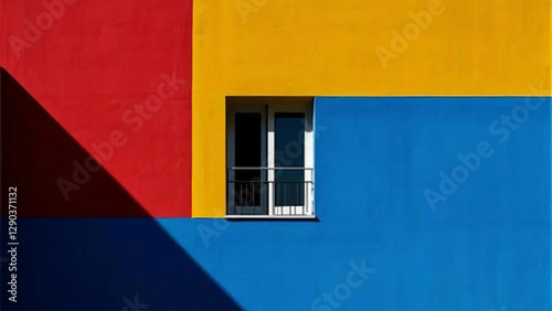 background colorful wall of the house