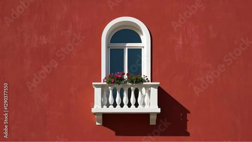background window in the old house