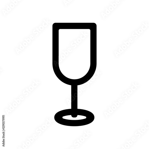 ワイングラスのアイコンイラスト
