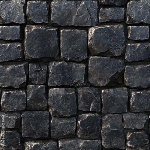 Weathered Stone Wall Texture in Rustic Outdoor Architectural Design