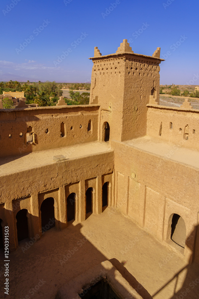 Historic old Kasbah, in Skoura