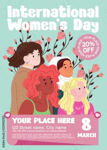 Women's Day Flower Festival Flyer