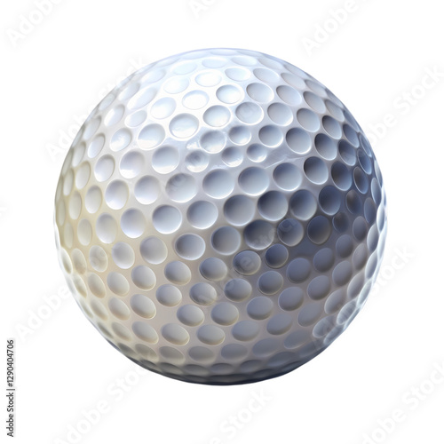 Golf Ball: High-Res Image & Texture isolated on transparent background