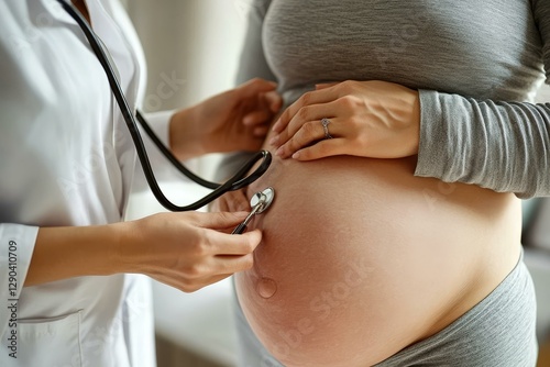 Pregnant woman medical checkup