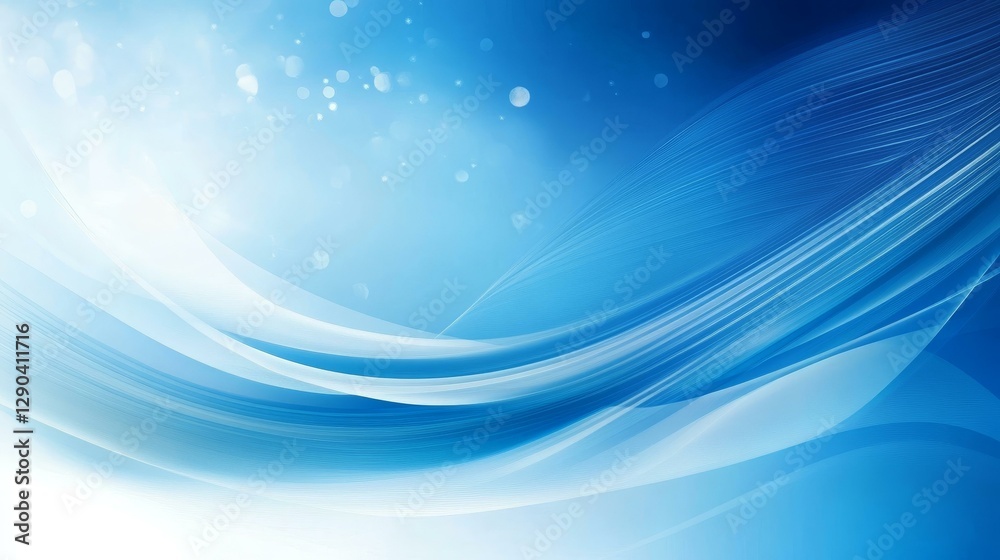 Abstract Blue Wave Background Design Abstract Blue Wave Background Design
