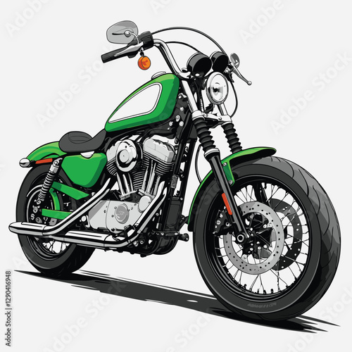 various motorbike vectors for graphic design