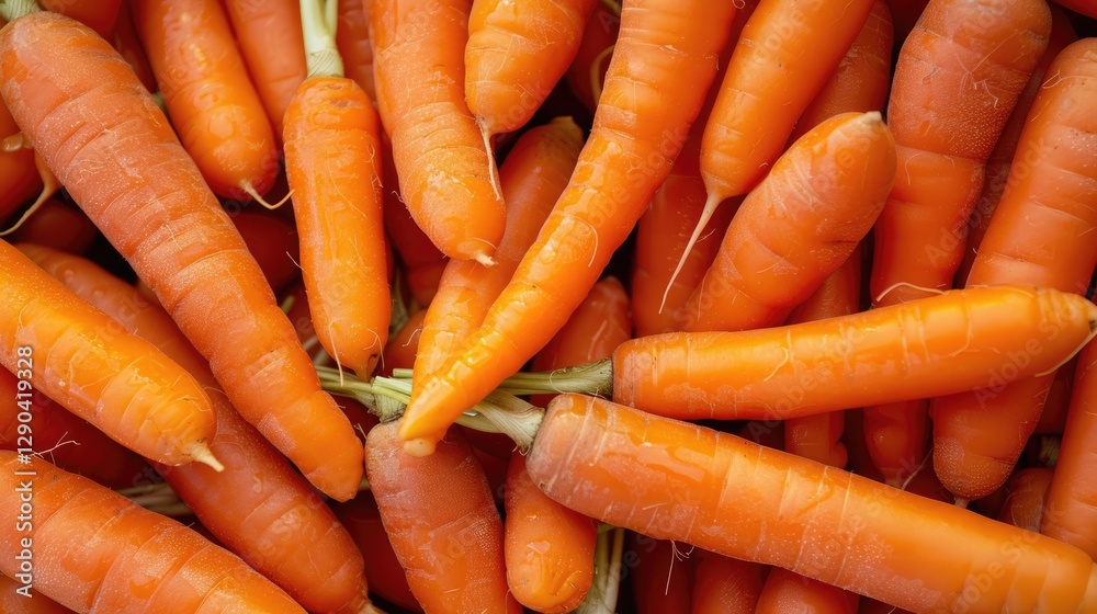 A Heap of Fresh Orange Carrots A Heap of Fresh Orange Carrots