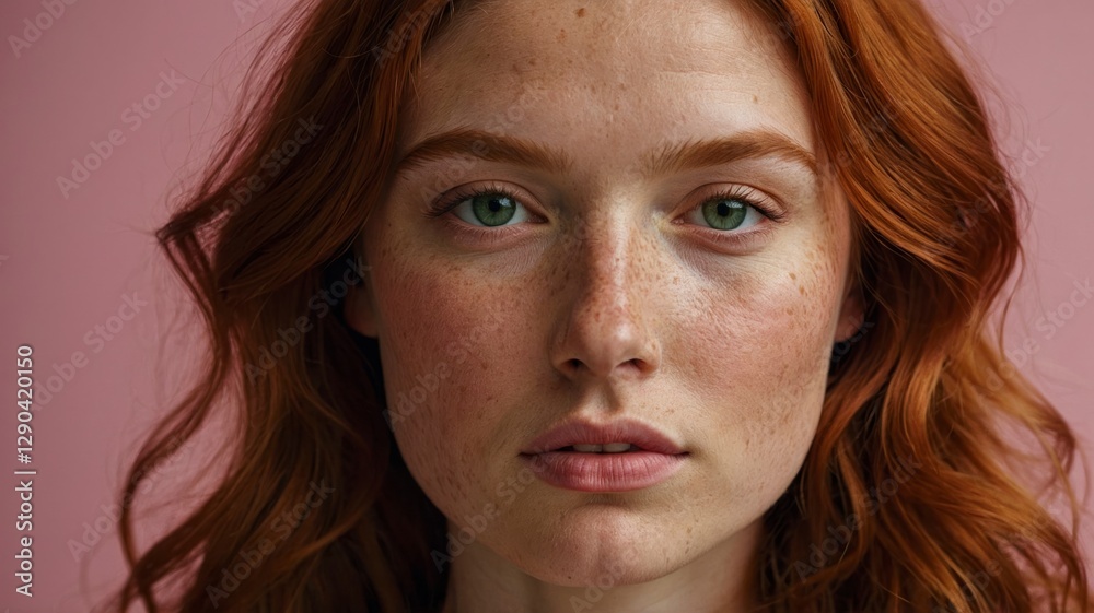 Redhead Woman Portrait Freckles Natural Beauty Photography Redhead Woman Portrait Freckles Natural Beauty Photography