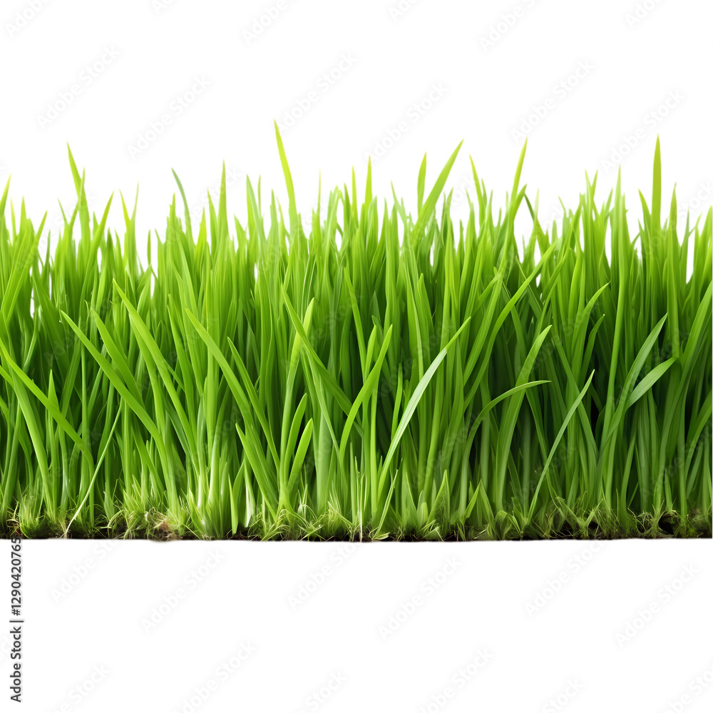 Vibrant Green Grass Texture Image isolated on transparent background Vibrant Green Grass Texture Image isolated on transparent background