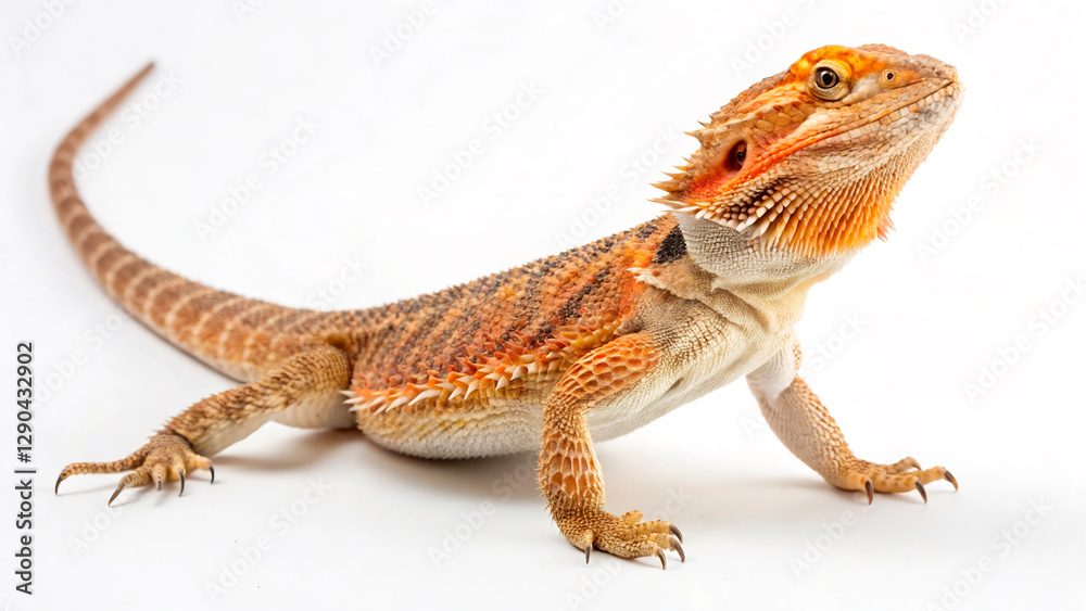 Naklejka premium bearded dragon lizard