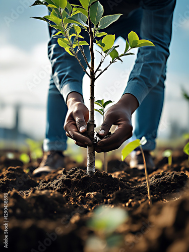 planting a plant