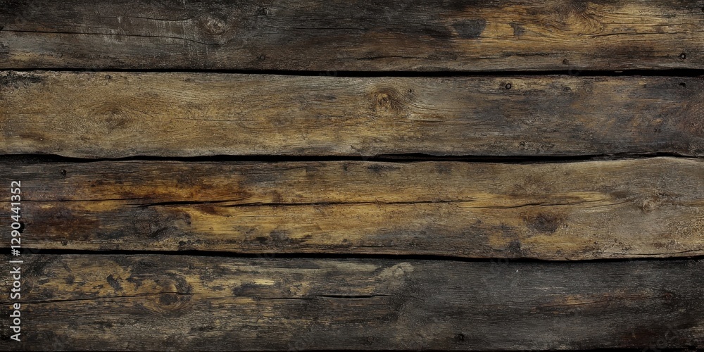 Weathered wooden planks in warm brown and gray tones serve as a rustic backdrop with horizontal alignment for various design uses. Weathered wooden planks in warm brown and gray tones serve as a rustic backdrop with horizontal alignment for various design uses.