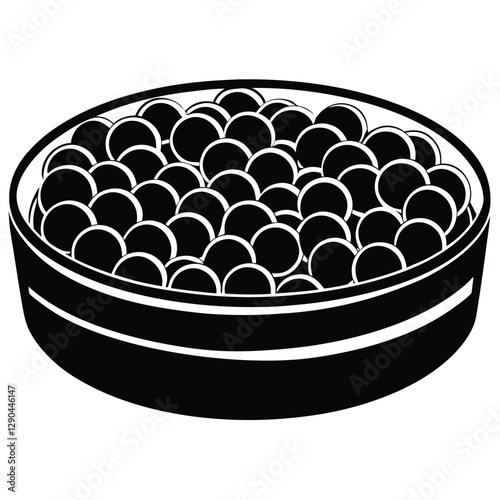 pit vector silhouette black- Soccer ball