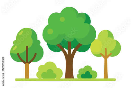High-quality tree vector design illustrations, perfect for logos, prints, and creative projects.