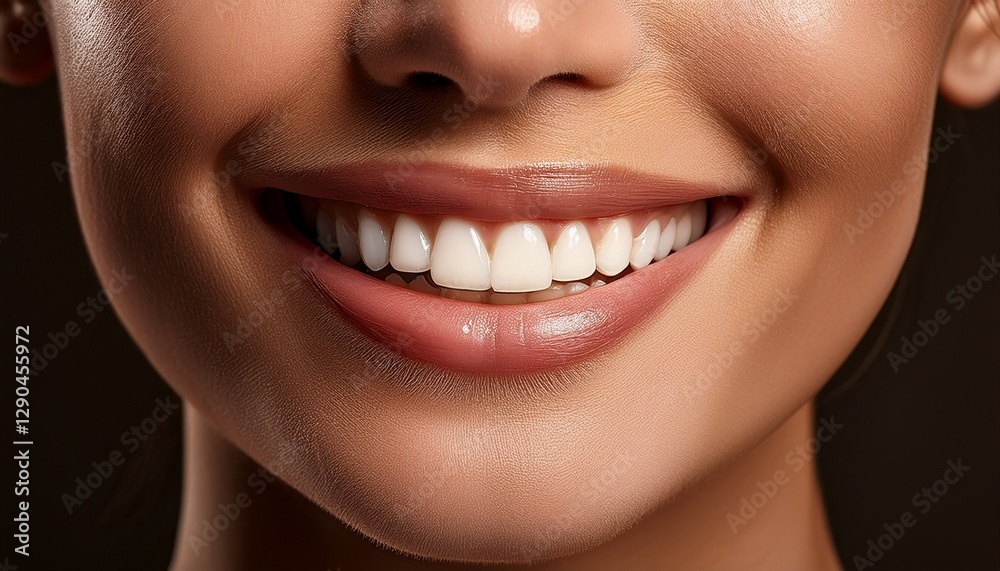 Extreme close-up of a smile showcasing deep skin texture and visible dimples, highlighting the beauty and detail of natural expression. Extreme close-up of a smile showcasing deep skin texture and visible dimples, highlighting the beauty and detail of natural expression.