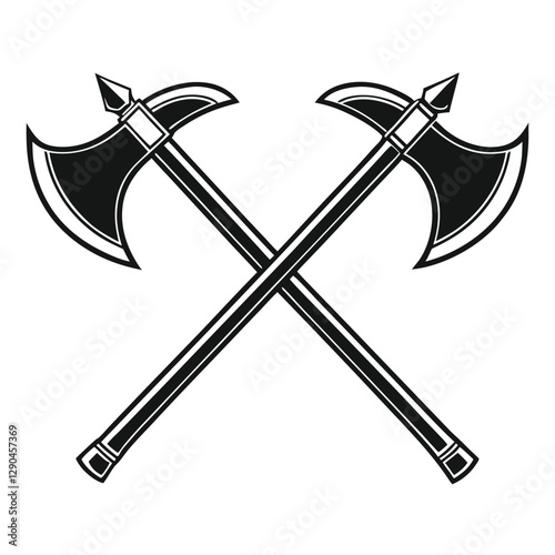 Simple Crossed Axes Icon