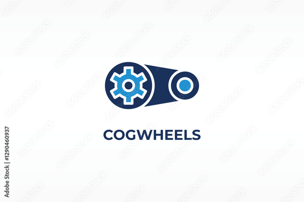 COGWHEELS vector, icon or logo sign isolated symbol illustration COGWHEELS vector, icon or logo sign isolated symbol illustration