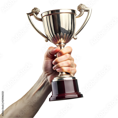 Winning Trophy: Success, Achievement, Victory isolated on transparent background